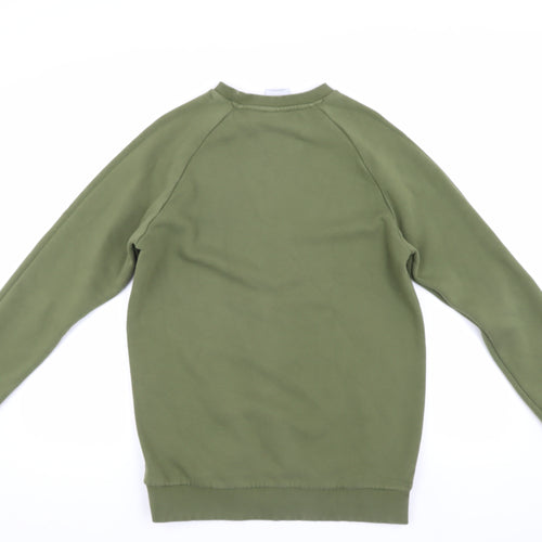 Adidas Men's Green Pullover Sweatshirt Size S