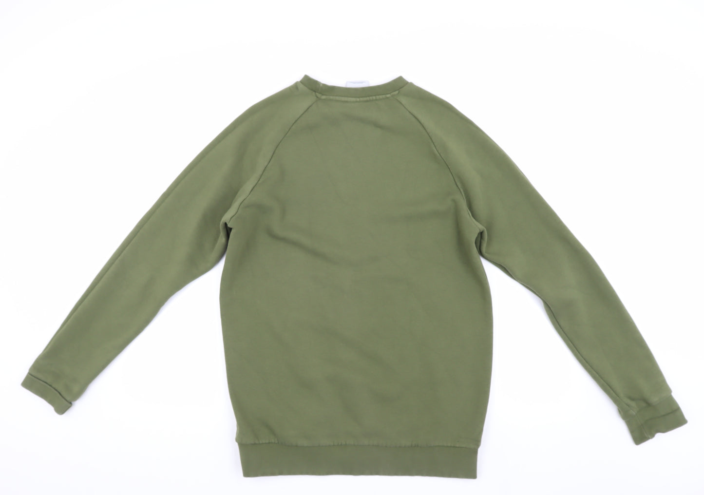 Adidas Men's Green Pullover Sweatshirt Size S