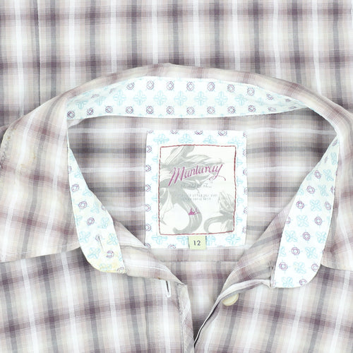 Mantaray Women's Multicoloured Plaid Button-Up Shirt 12