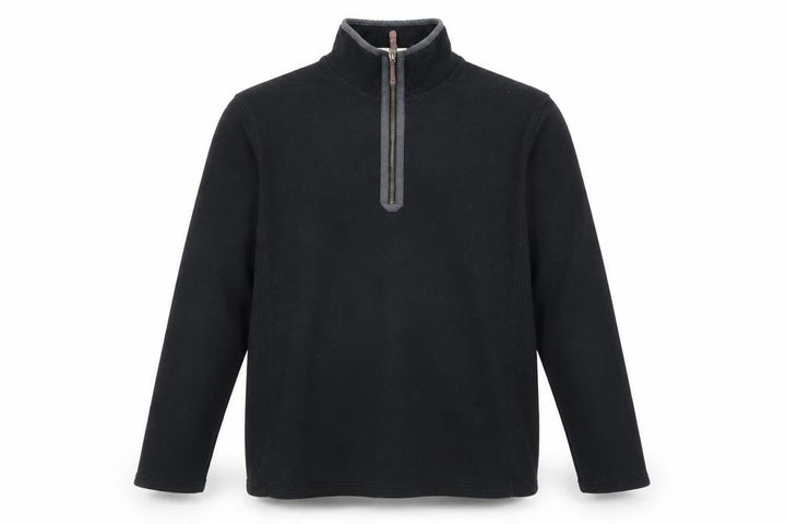 Mountain Warehouse Men's Black 1/4 Zip Sweatshirt L