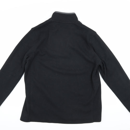 Mountain Warehouse Men's Black 1/4 Zip Sweatshirt L