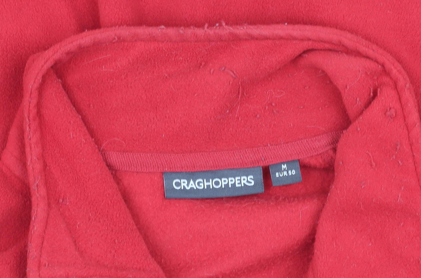 Craghoppers Men's Red Pullover Fleece Sweatshirt M