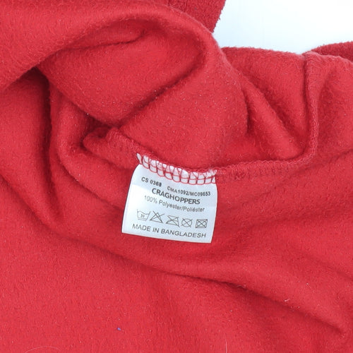 Craghoppers Men's Red Pullover Fleece Sweatshirt M