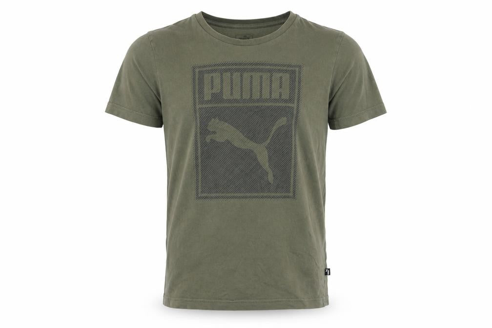 Puma Men's Green XS Graphic Print T-Shirt