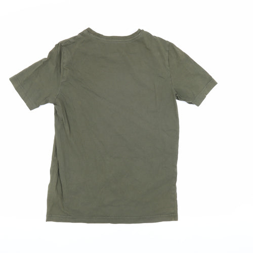 Puma Men's Green XS Graphic Print T-Shirt