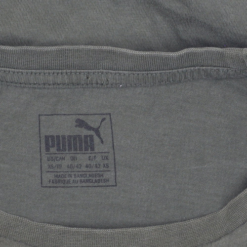 Puma Men's Green XS Graphic Print T-Shirt