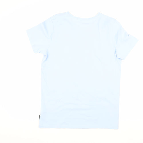 Jack & Jones Men's Blue Graphic Print T-Shirt - Size S