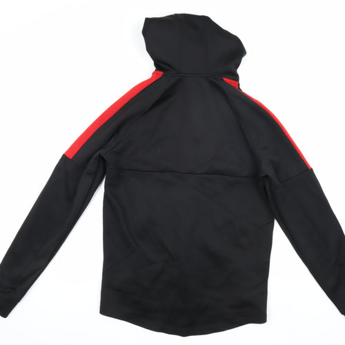 Gym King Men's Black Hooded Zip Jacket Size M