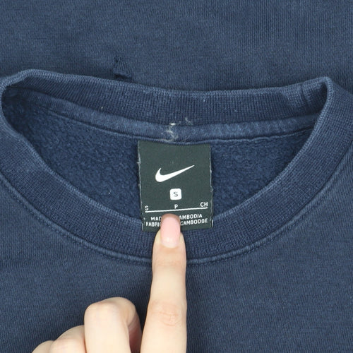 Nike Men's Blue S Pullover Sweatshirt Crew Neck