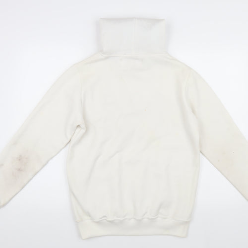 Helly Hansen Men's White S Pullover Hoodie Logo