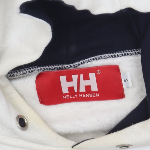 Helly Hansen Men's White S Pullover Hoodie Logo