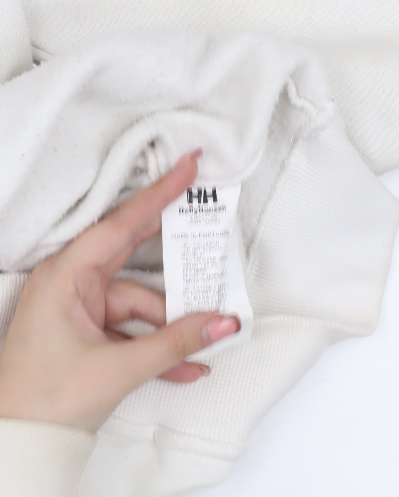 Helly Hansen Men's White S Pullover Hoodie Logo