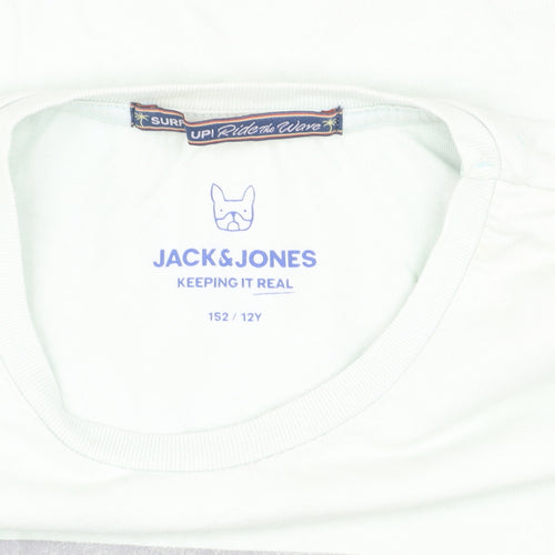 Jack & Jones Boys Beach Graphic T-Shirt, Size 12 Years, White