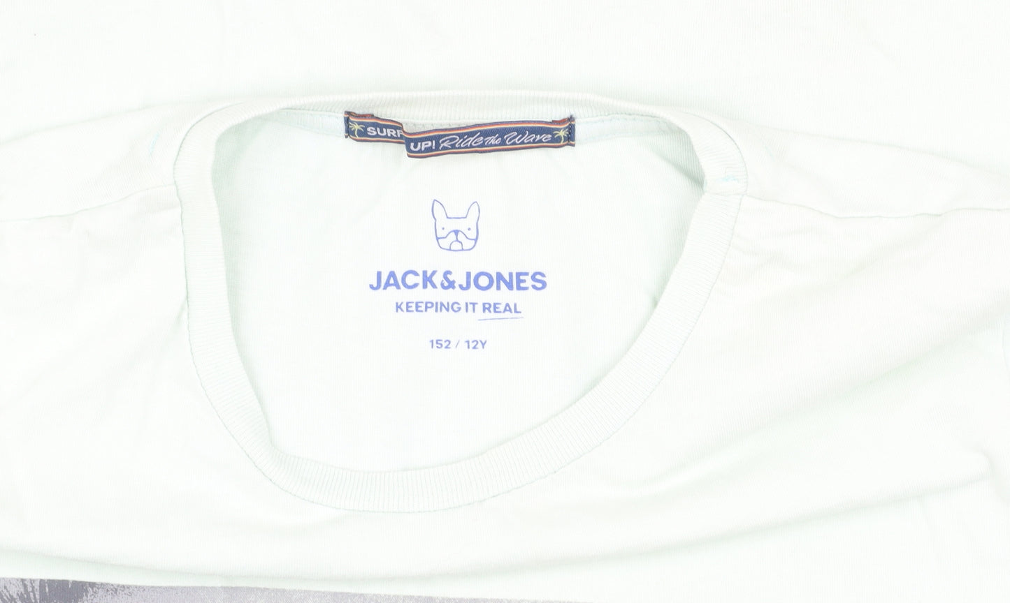 Jack & Jones Boys Beach Graphic T-Shirt, Size 12 Years, White