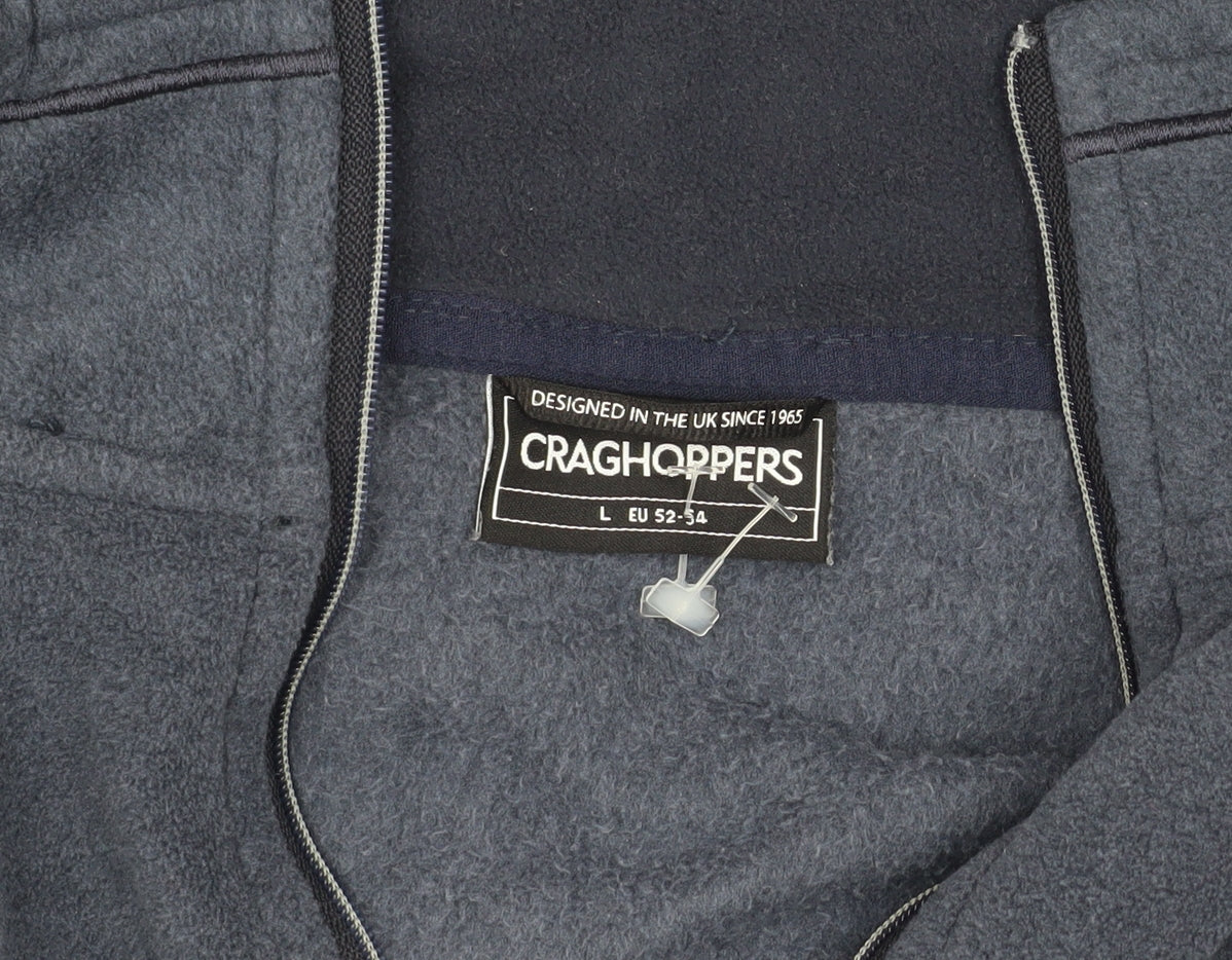 Craghoppers Men's Blue Pullover Fleece Sweatshirt L