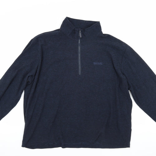 Regatta Men's Blue 2XL 1/4 Zip Sweatshirt