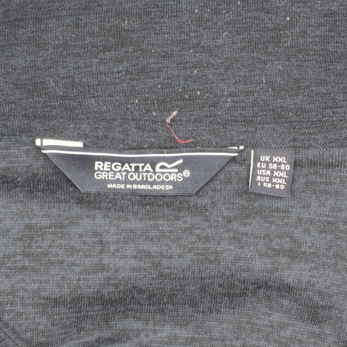 Regatta Men's Blue 2XL 1/4 Zip Sweatshirt