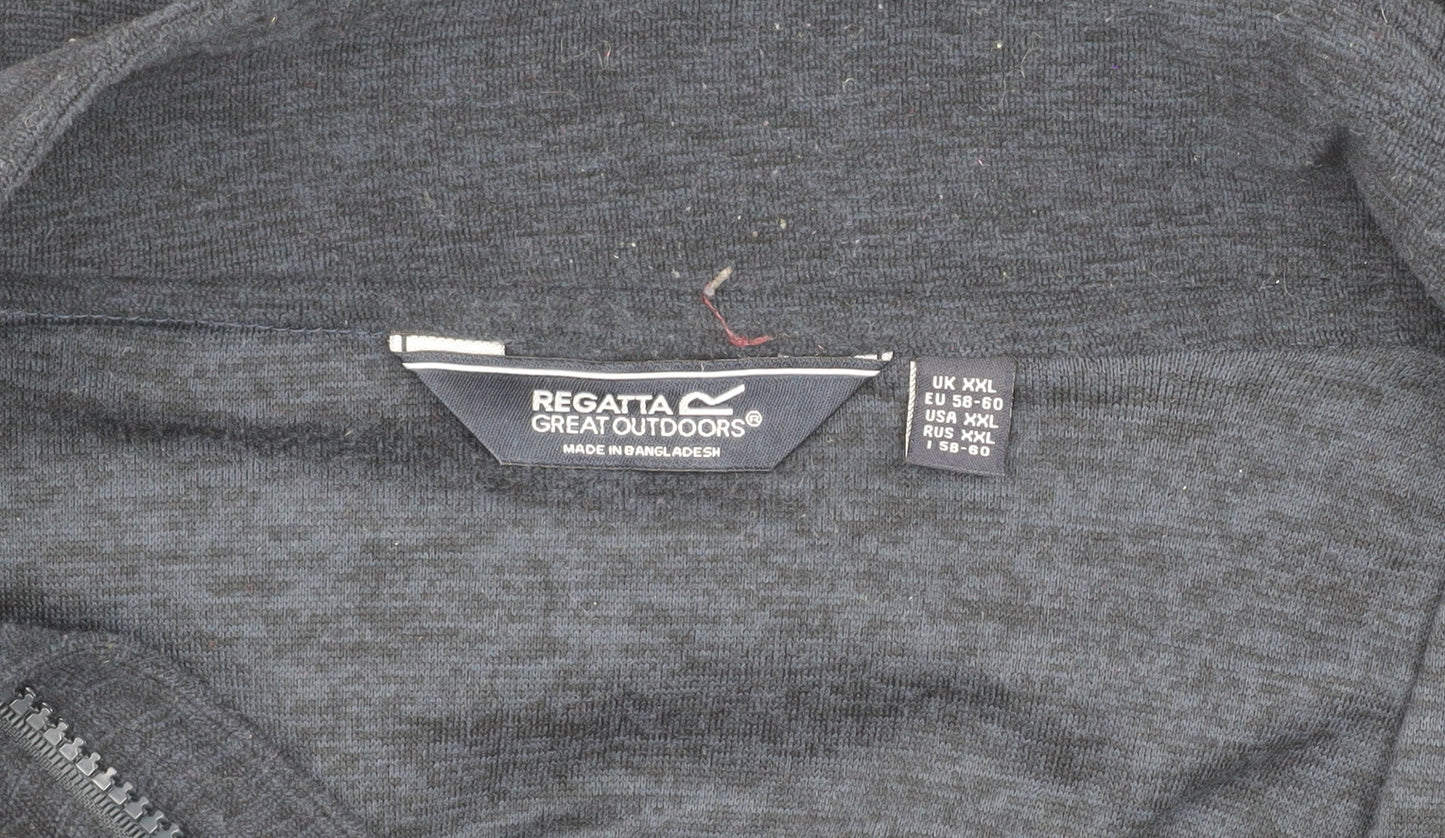 Regatta Men's Blue 2XL 1/4 Zip Sweatshirt