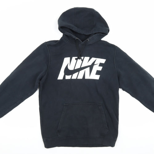 Nike Men's Black Pullover Hoodie S - Sports Style
