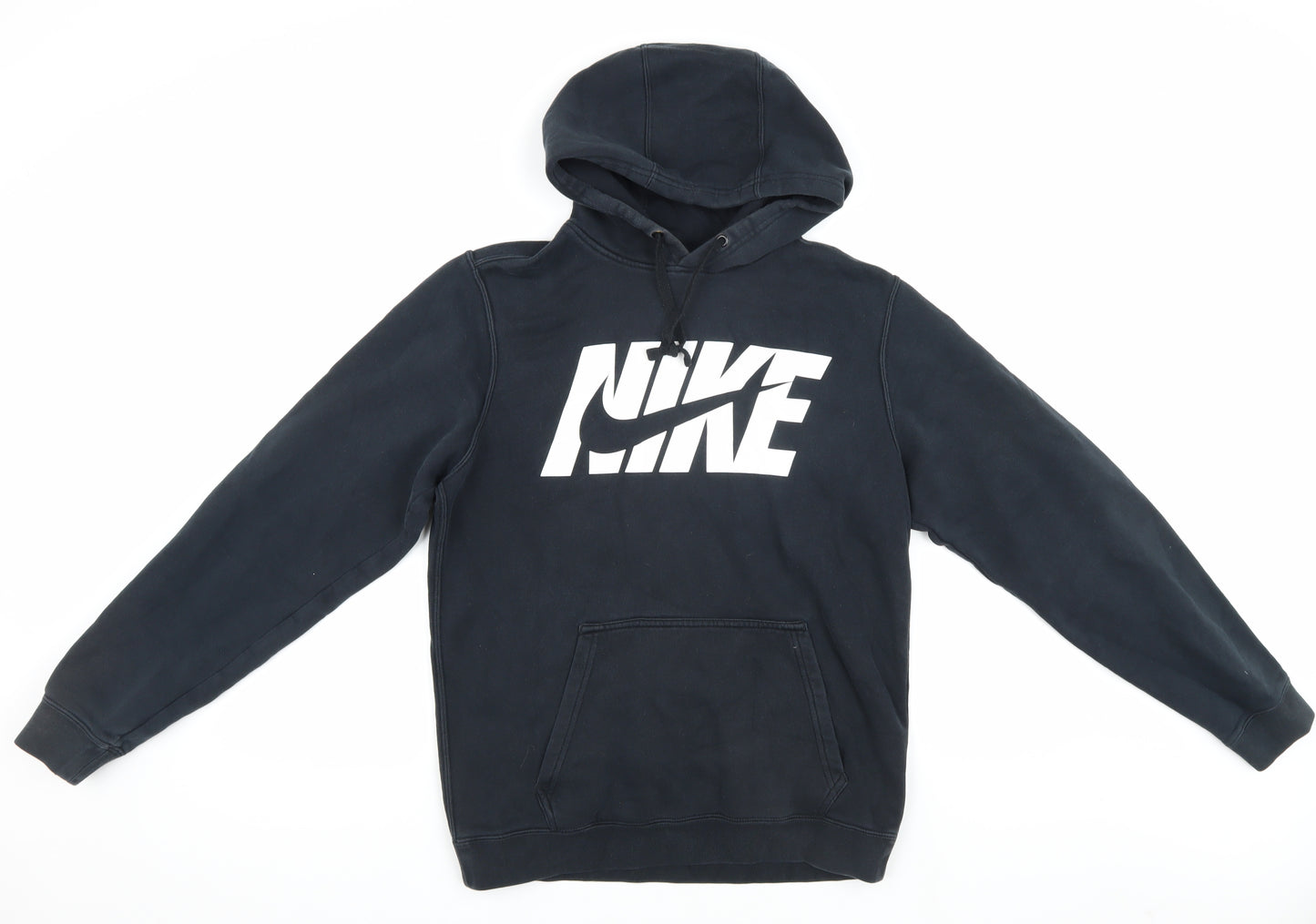 Nike Men's Black Pullover Hoodie S - Sports Style
