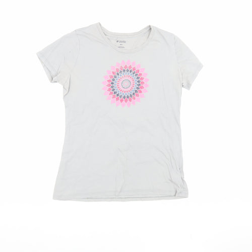 Columbia Women’s White T-Shirt Size M Short Sleeve