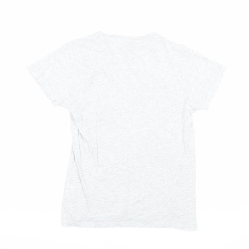 Jack & Jones Men's Grey College Theme T-Shirt, Size S