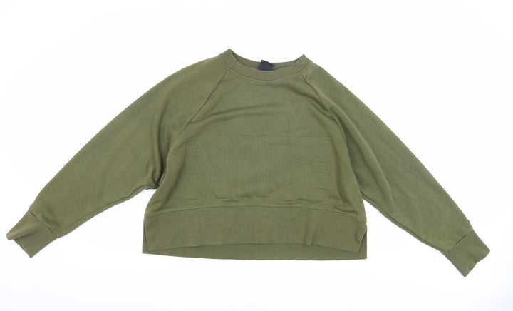 Nike Women’s Green Pullover Sweatshirt Medium