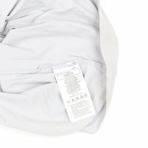 Adidas Men's White Graphic T-Shirt, Size M, Sporty Style
