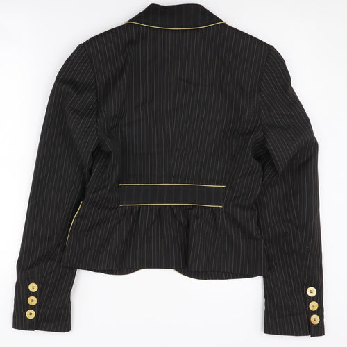 XX By Mexx Women's Black Pinstripe Blazer Size 10