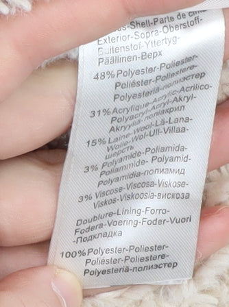 Vertbaudet Girls Purple Hooded Coat, Size 8, Winter Warmth