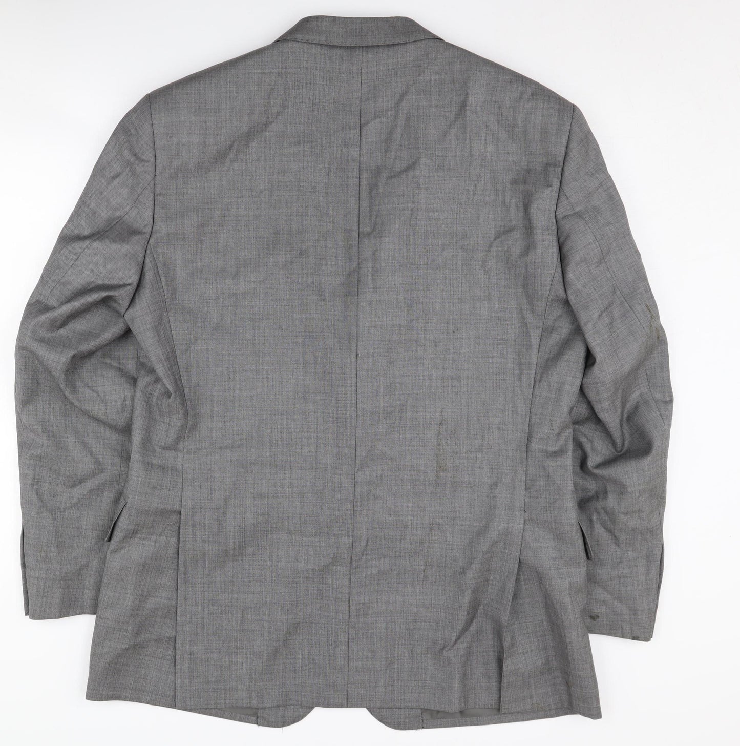 T.M. Lewin Men's Grey Blazer 42S Single-Breasted