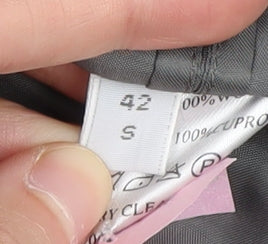 T.M. Lewin Men's Grey Blazer 42S Single-Breasted