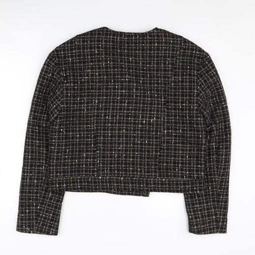 Marks and Spencer Women's Black Check Tweed Jacket