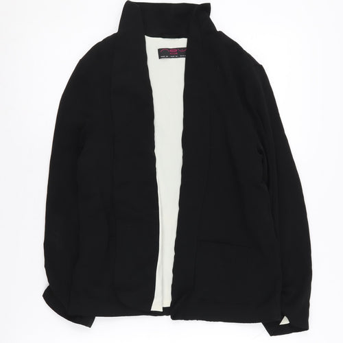 New Look Women's Black Blazer, Size 10, Shawl Collar