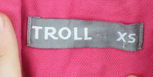 TROLL Pink Women’s Blazer XS with Notch Lapel
