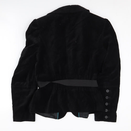 Next Women's Black Velvet Blazer Size 14