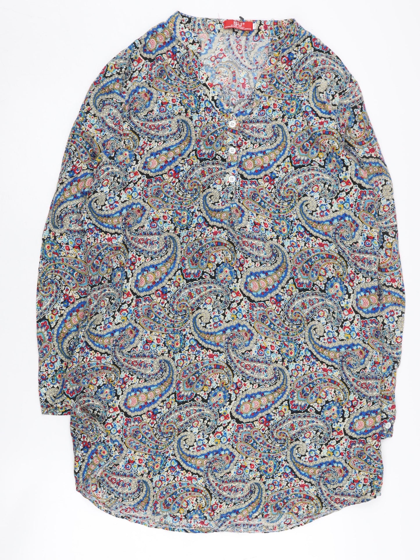 SU Women's Multicoloured Paisley Blouse L