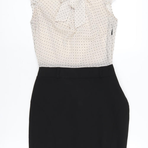 New Look Women's Black Pencil Dress Size 6