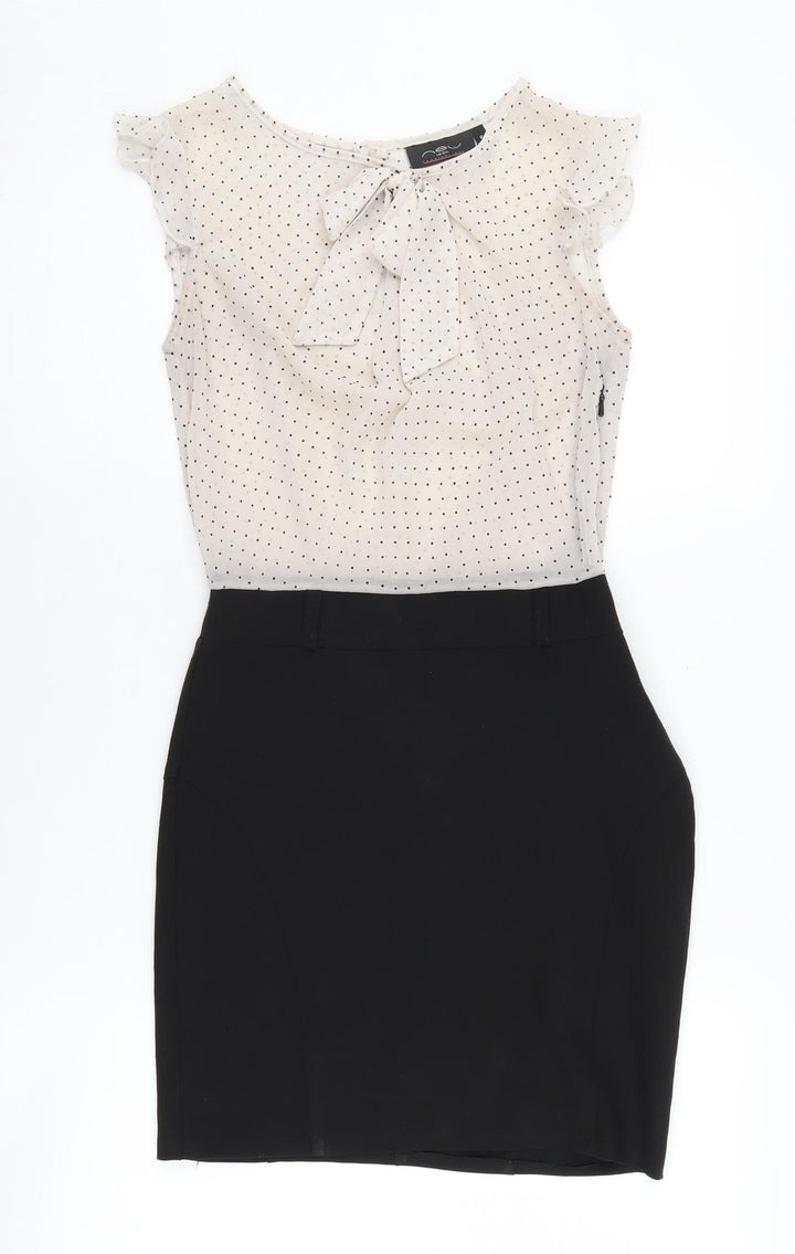 New Look Women's Black Pencil Dress Size 6