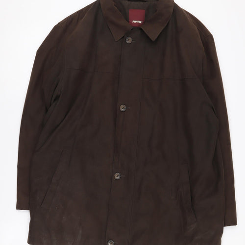 Jupiter Men's Brown Mid-Length Coat Size 52