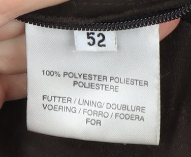 Jupiter Men's Brown Mid-Length Coat Size 52