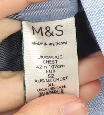 Marks and Spencer Men's Blue 42R Waistcoat