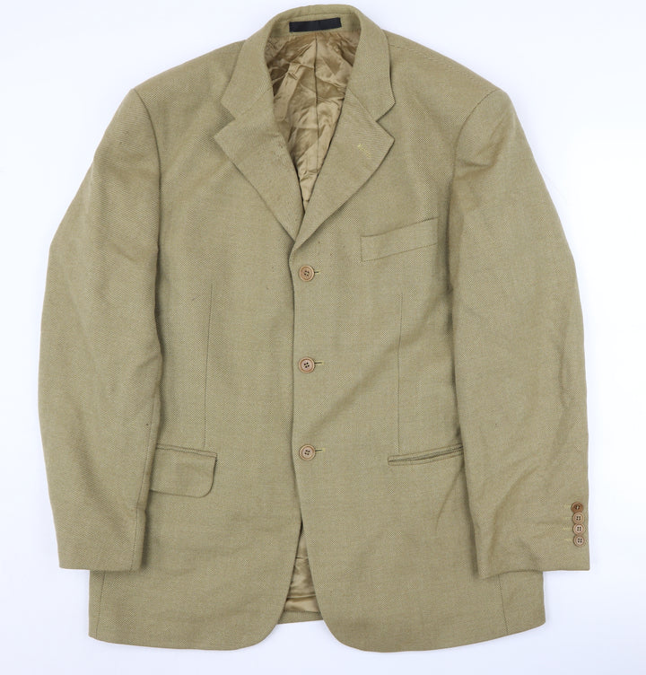 Marks and Spencer Men's Beige Wool Blazer 40 Short