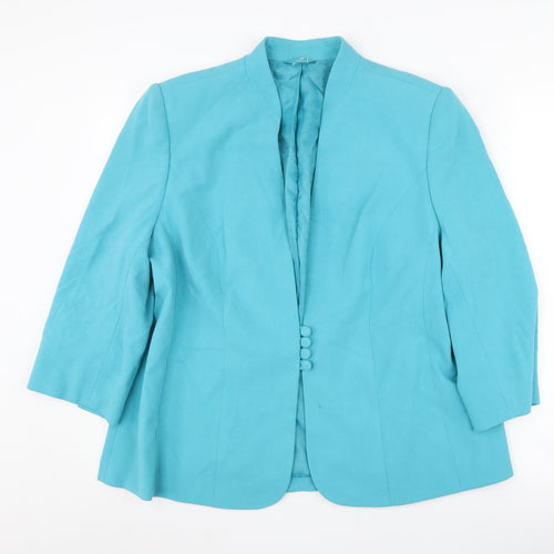 Isle Women's Blue Blazer Jacket Size 18