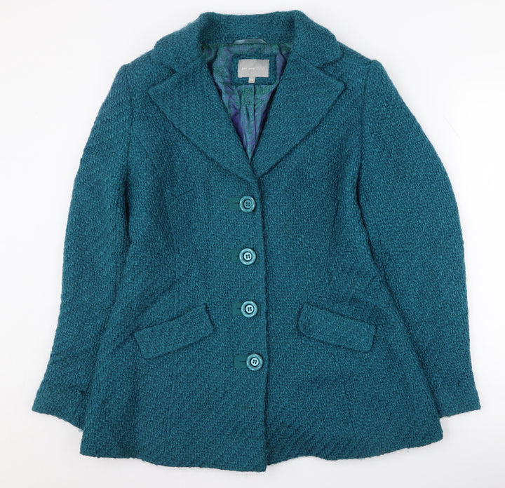 Marks & Spencer Women's Green Mid-Length Coat 14
