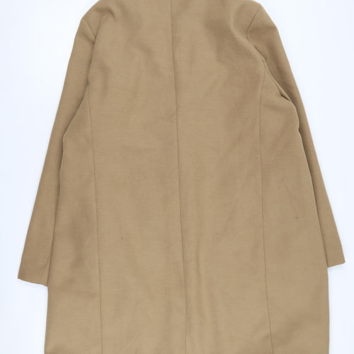 New Look Women's Beige Coat Size 18 Polyester Blend