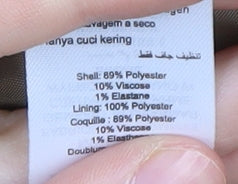 New Look Women's Beige Coat Size 18 Polyester Blend