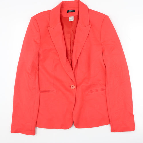 La Redoute Women's Red Blazer, UK 12, Elegant Design