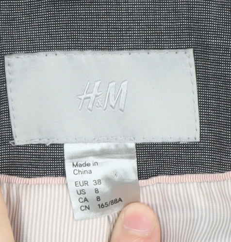 H&M Women's Grey Blazer, Size 10, Business Casual