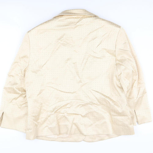 CC Beige Women's Blazer Size 14 Petite